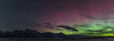 Aurora Over the Tetons by ETA Naturalist Rafael Sandoval