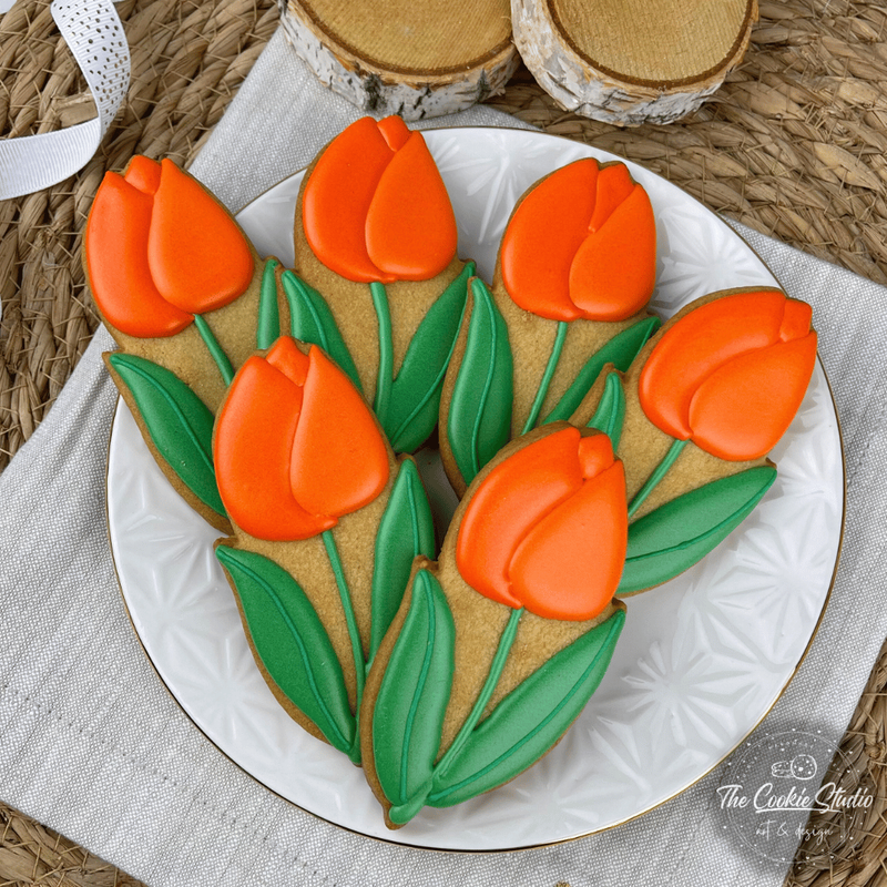 Tulpen Lente koekjes (25 stuks)