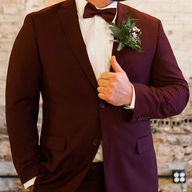 Wedding package specialty color suit, pant, shirt, tie, pocket square