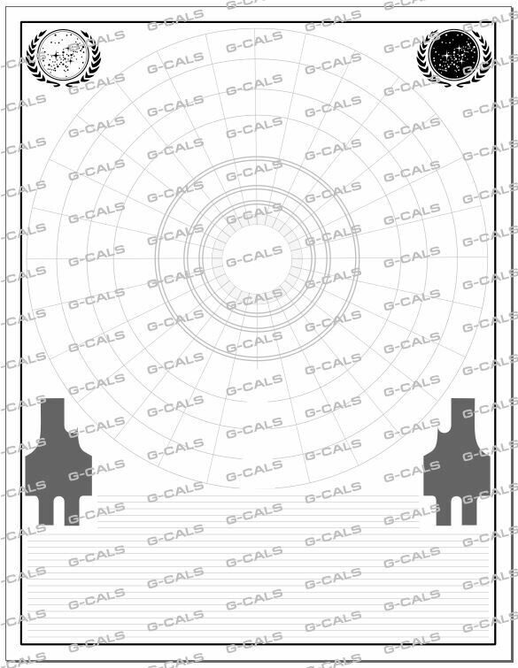 AMT 650 Scale - Easy Grid Decal Set - Star Trek TOS U.S.S. Enterprise Models
