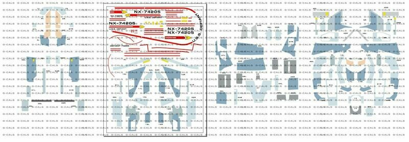 420 Scale ERTL DS9 Defiant Panel Graphics