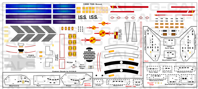 1000 Scale TOS SCOUT Class Decal Set.