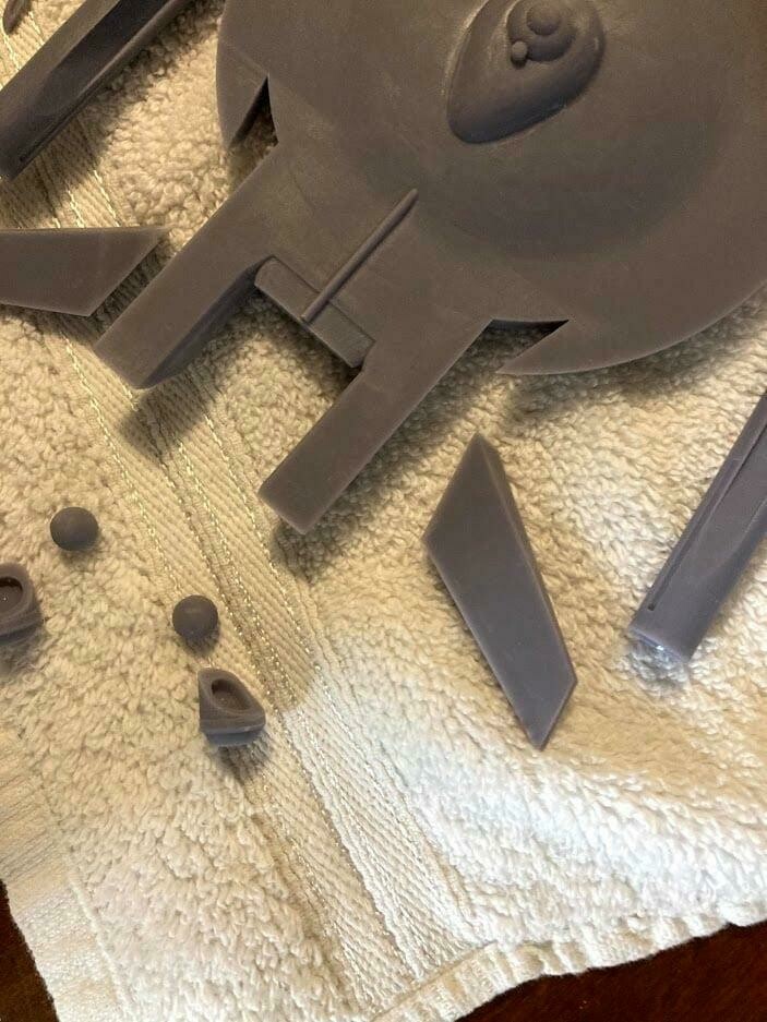 1000 Scale TOS Loknar Class Model Kit (Last Kits with these nacelles)