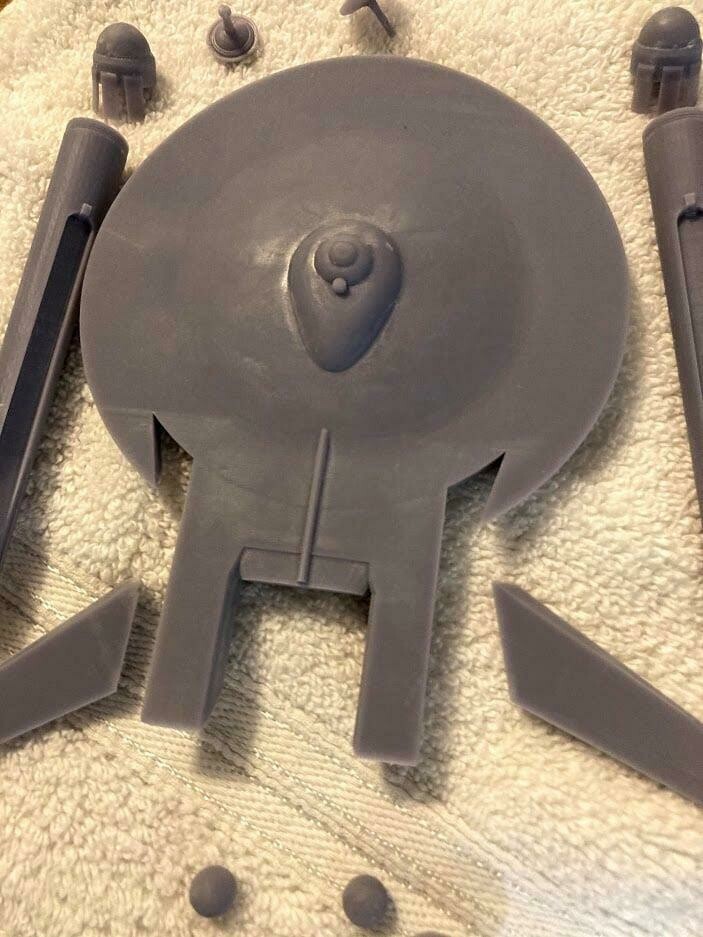 1000 Scale TOS Loknar Class Model Kit (Last Kits with these nacelles)