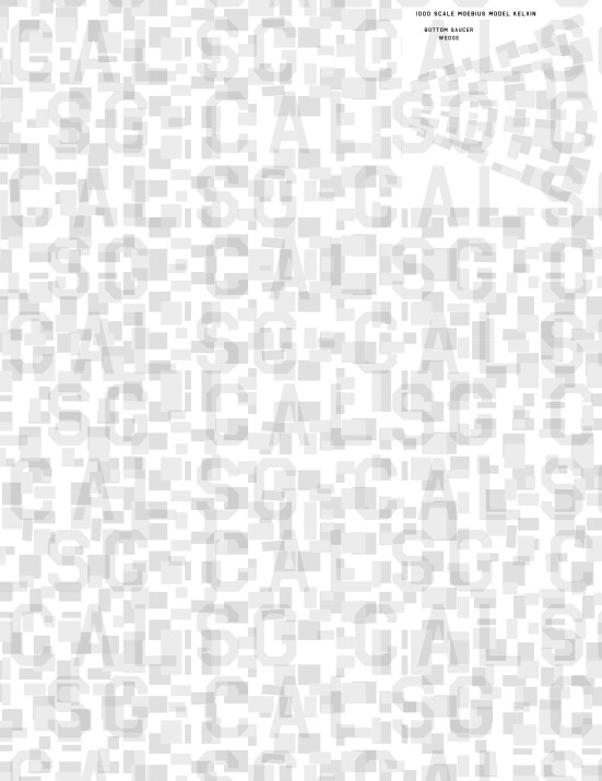1000 Scale Kelvin Type Aztec Set for the Moebius Kelvin