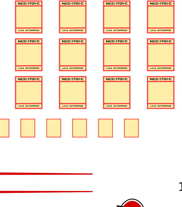 1400 Scale Enterprise C / Ambassador Class  Decal Set With LIFEBOATS