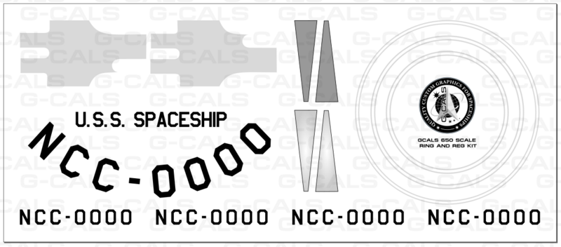 AMT 650 Scale Classic TOS Enterprise Registry and Ring Kit