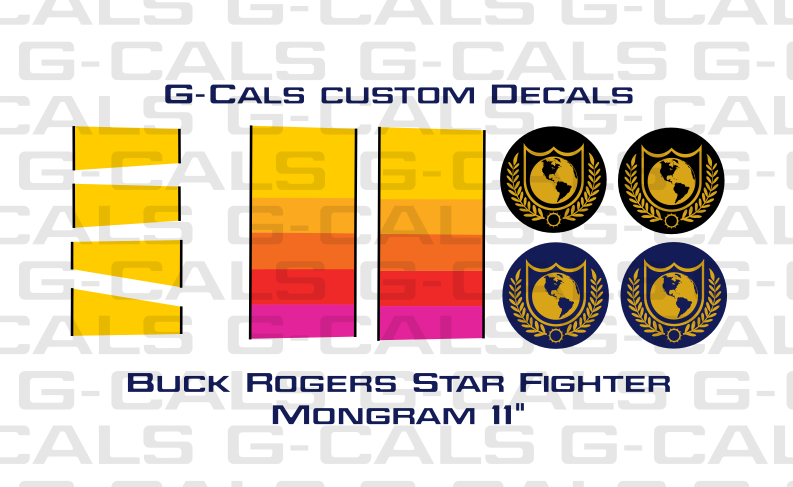 Buck Rogers Starfighter - 11&quot; Long Monogram