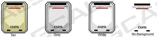 1400 Scale Galaxy Class/Enterprise D Replacement Graphics with Lifeboats