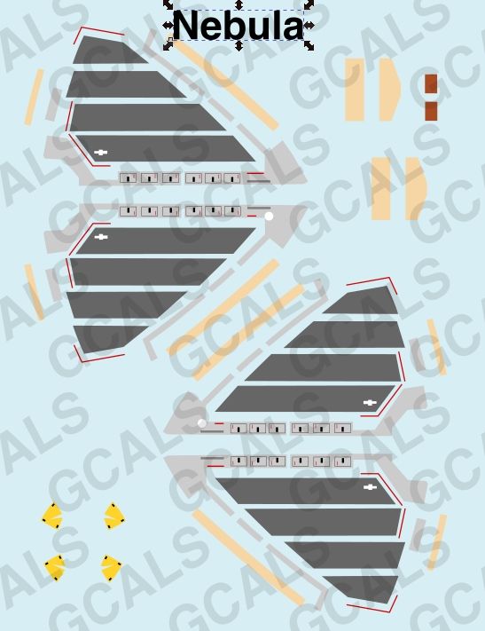 1400 Scale Nebula class and Galaxy/Enterprise D Aztec Graphics
