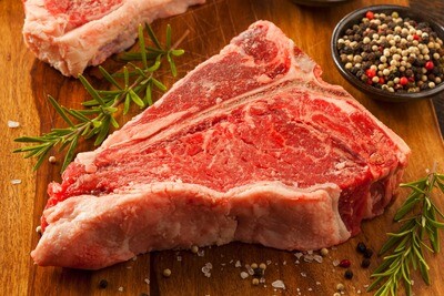 16oz USDA Prime Black Angus T-Bone Steak (Sold in 2PK)