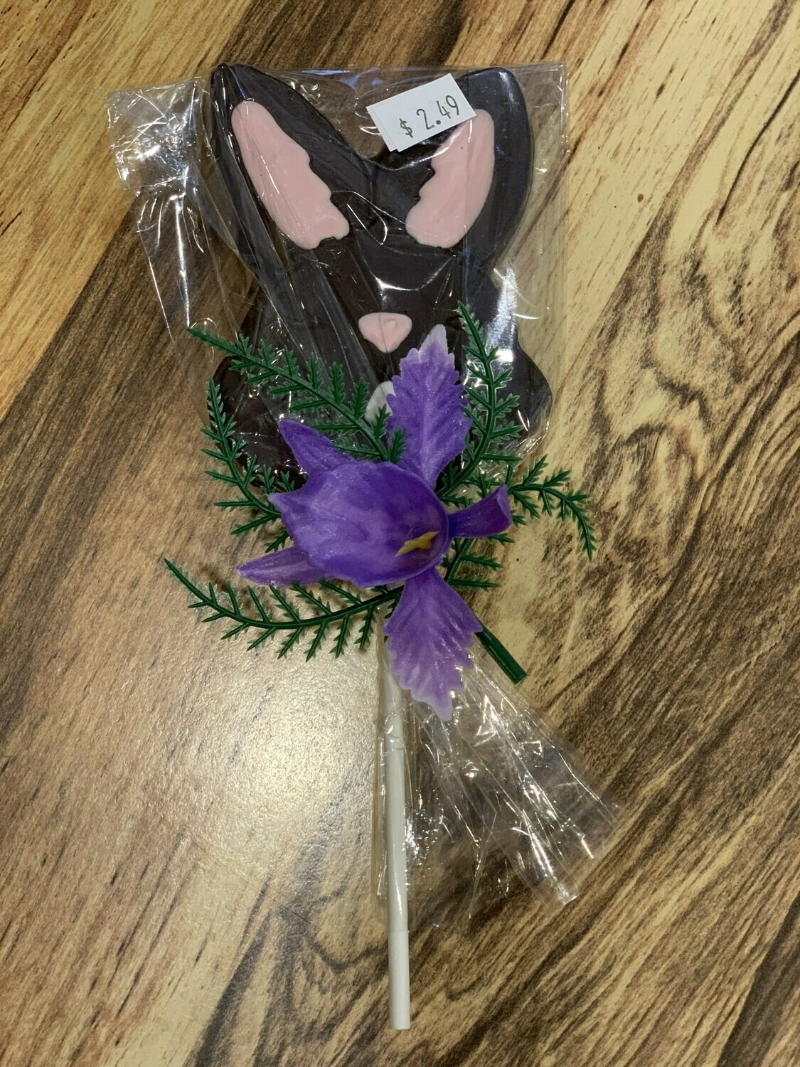 Chocolate Bunny lollipop