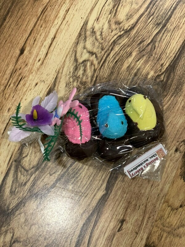 Chocolate dipped peeps (3pack)