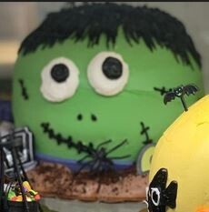 Frankenstein cake