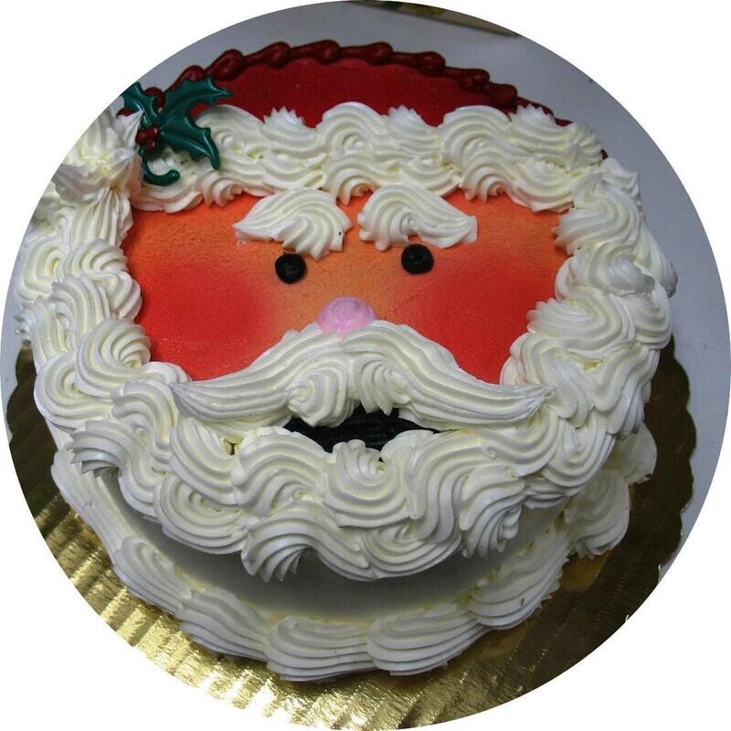 Santa Cake 7&quot; (serves 9-10)