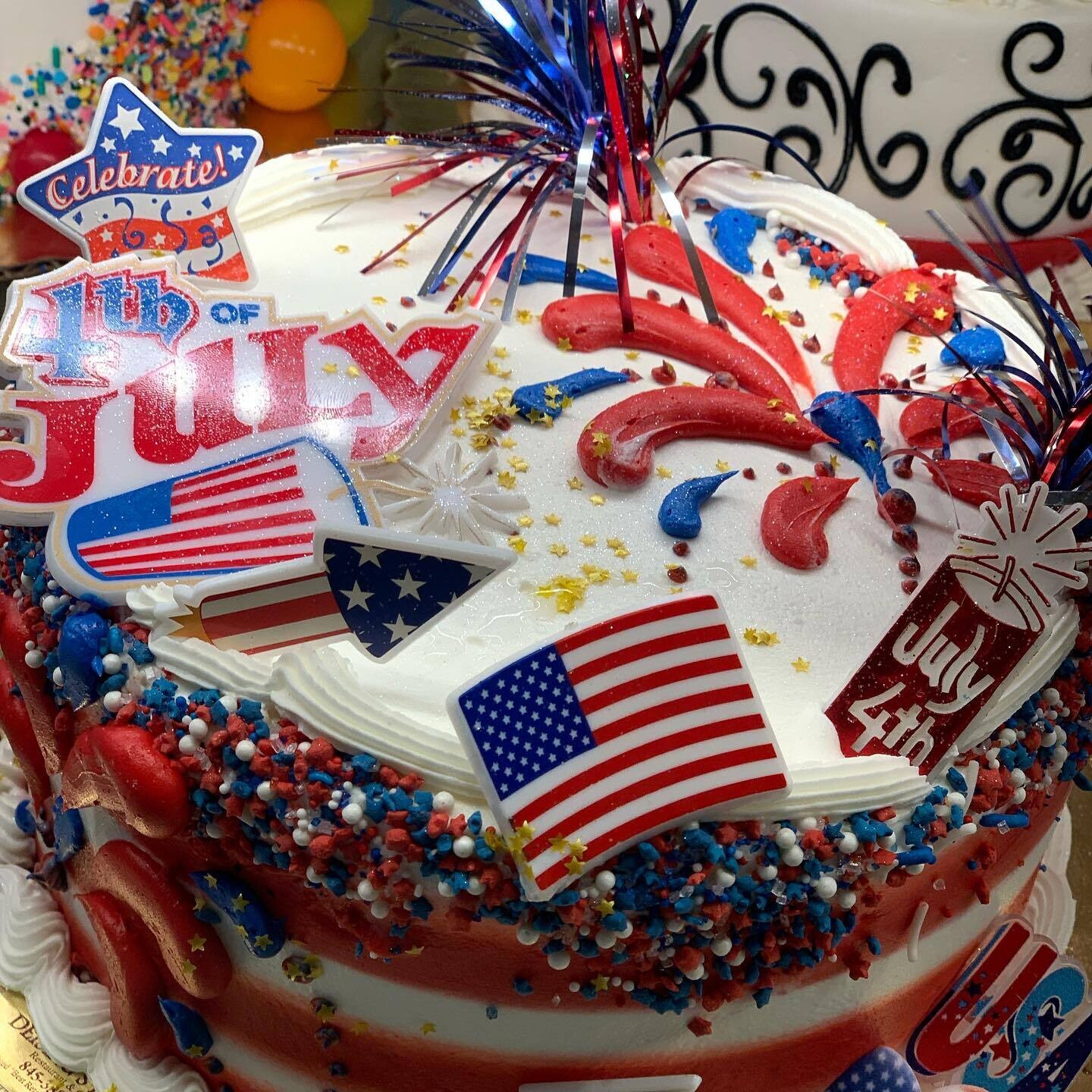 4th of July Cake 7&quot;