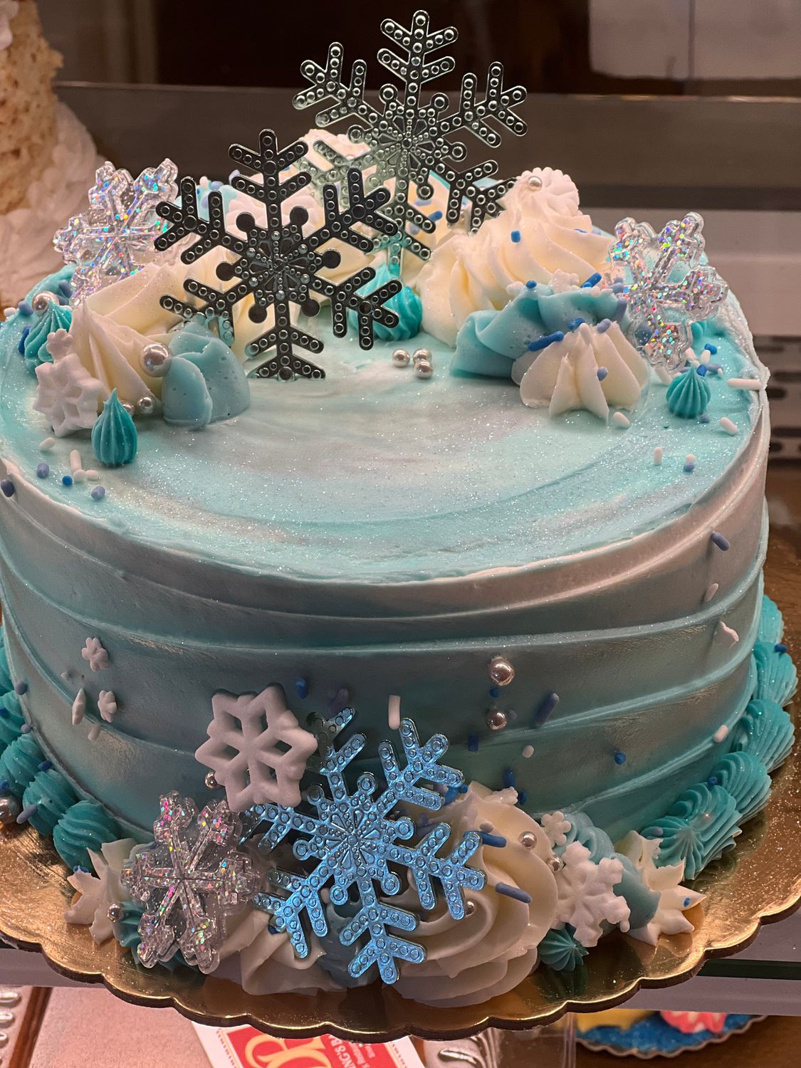 snowflake cake 7&quot;