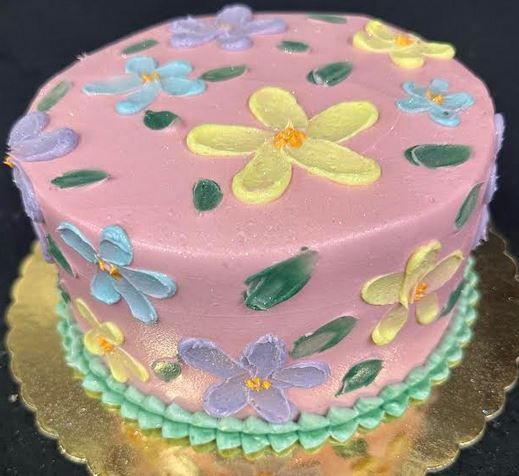 Colorful Daisy Cake