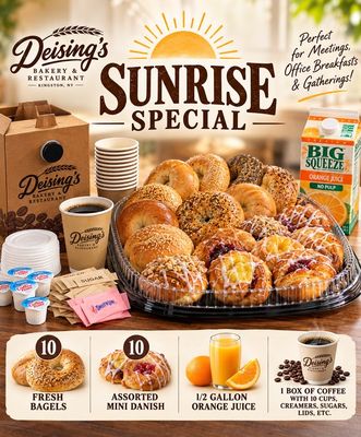 Breakfast/Pastry Trays