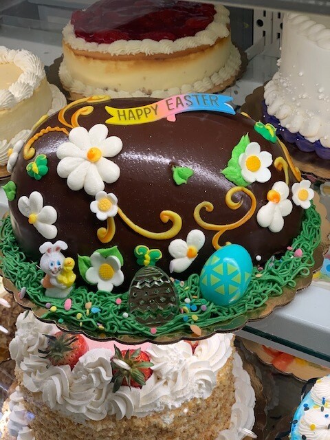 Chocolate Ganache Egg Cake