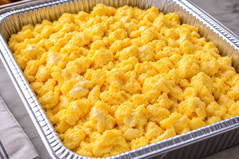 Scrambled egg tray