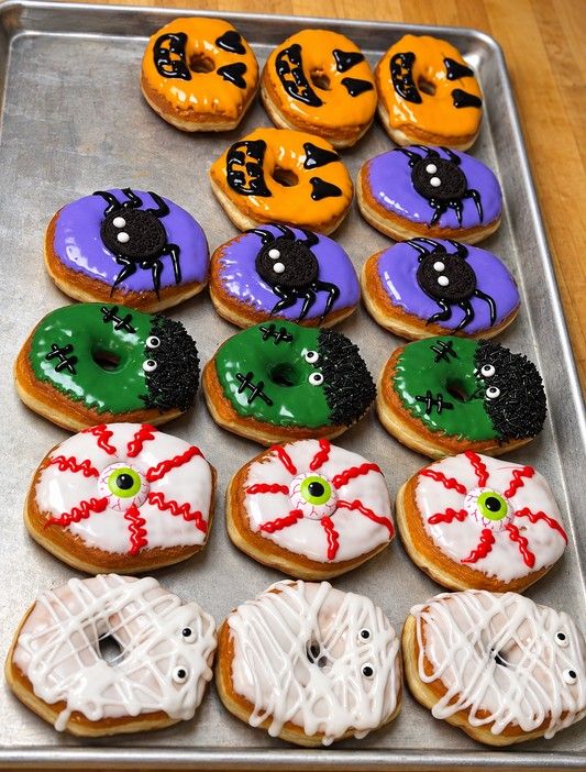 1/2 dozen Halloween Donuts
