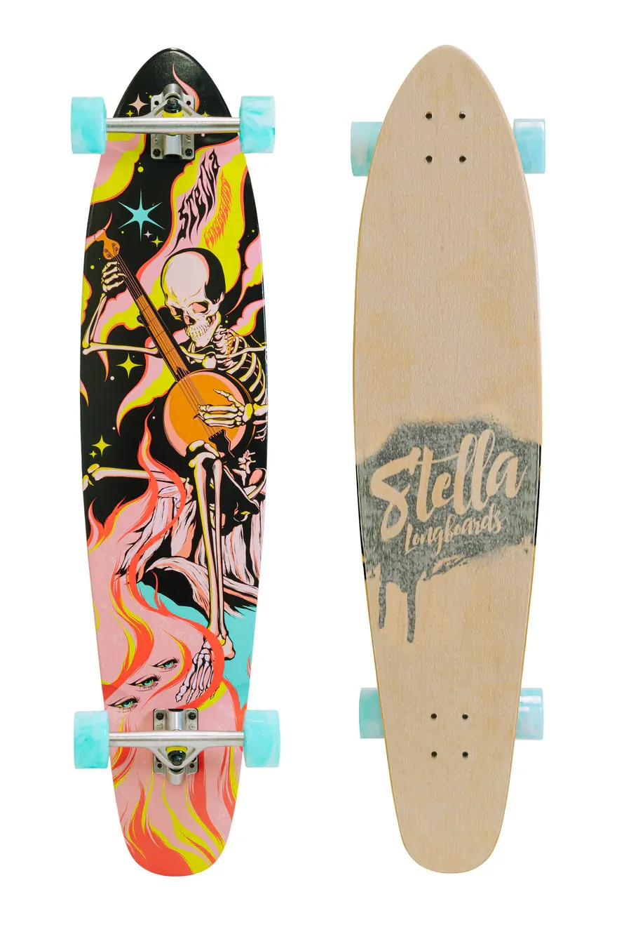 Stella 42” Kicktail Banjo Longboard Complete