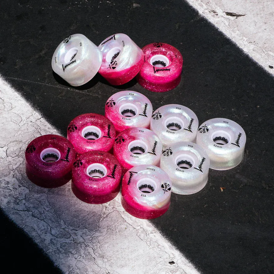 Luminous quad wheels Cotton Candy