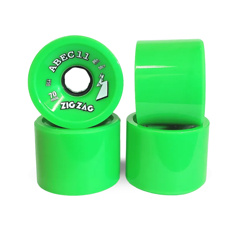 Abec11: 70mm Zig Zag Longboard Skateboard Wheels