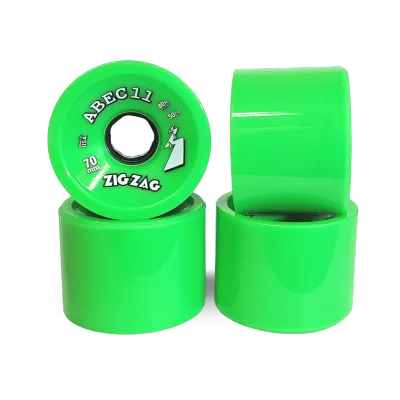 Abec11: 70mm Zig Zag Longboard Skateboard Wheels