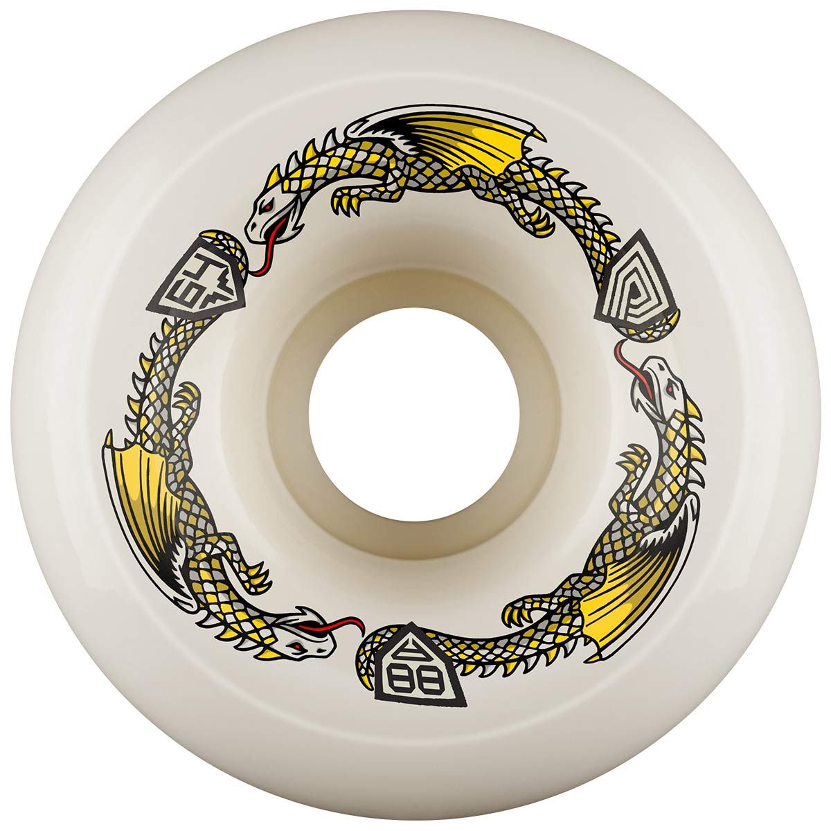 POWELL PERALTA DRAGON FORMULA WHEELS 64MM X 40MM 88A NATURAL