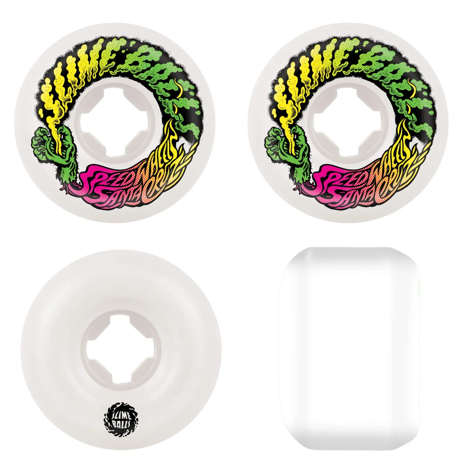 53mm Vomit Mini Clear 97a Slime Balls Wheels