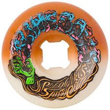 SANTA CRUZ SLIME BALLS HAIRBALLS 56MM 95A WHITE/ORANG