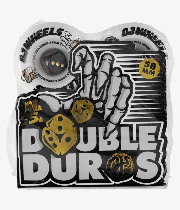 58mm Double Duro Chubbies 99a/95a OJ Skateboard Wheels