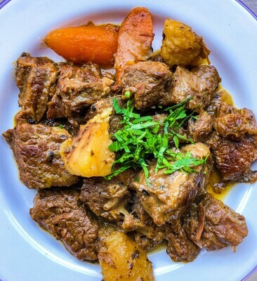 INTIMATE WAGYU AND ROOTS STEW