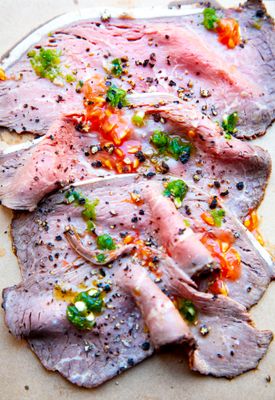 ROAST LAMB CARPACCIO