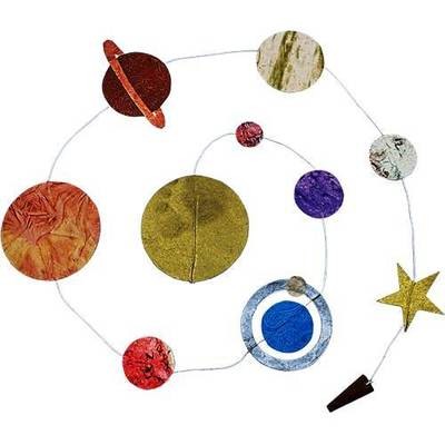 Solar System Eco-Paper Garland