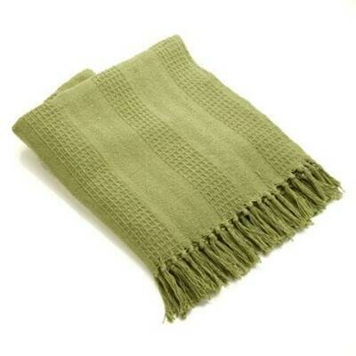 Cotton Throw - Green