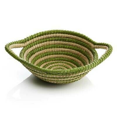 Green Swirl Basket