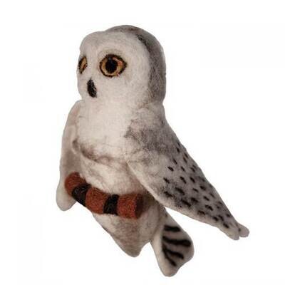Snowy Owl - Hand-Felted Ornament
