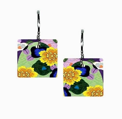 Yellow Flowers Earrings