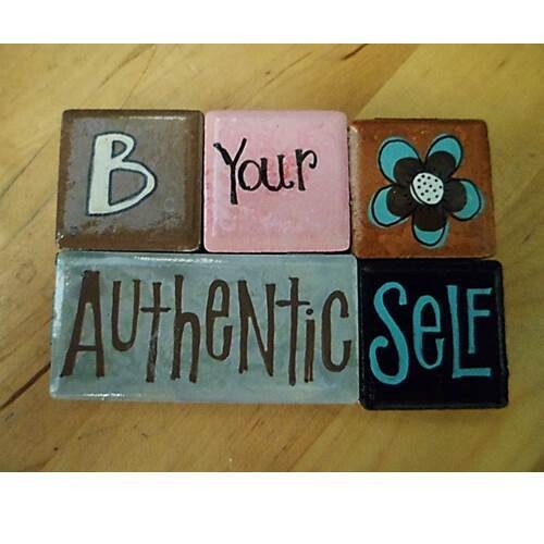B Your Authentic Self - Set of 5 Magnets