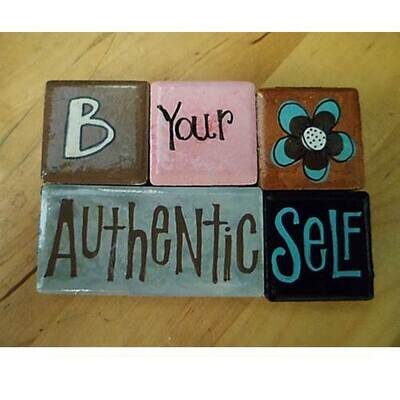 B Your Authentic Self - Set of 5 Magnets