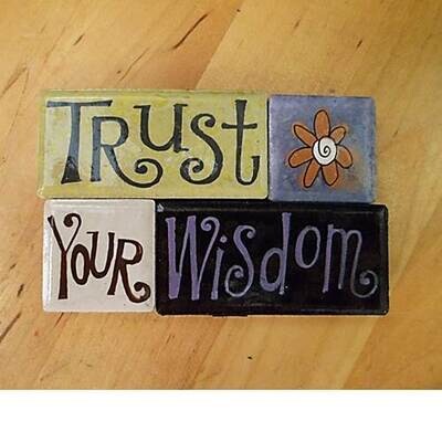 Trust Your Wisdom - Set of 4 Magnets