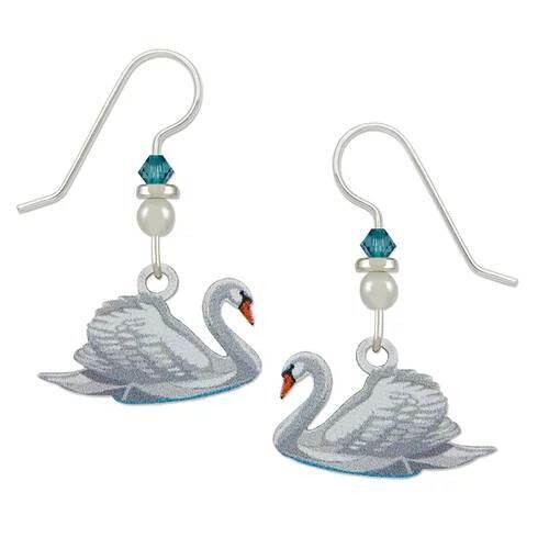 Swan Earrings