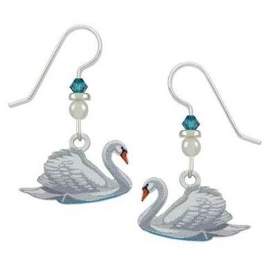 Swan Earrings