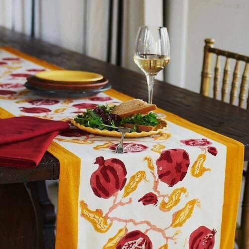 Pomegranate Table Runner
