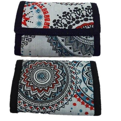Cotton Tri-Fold Wallet
