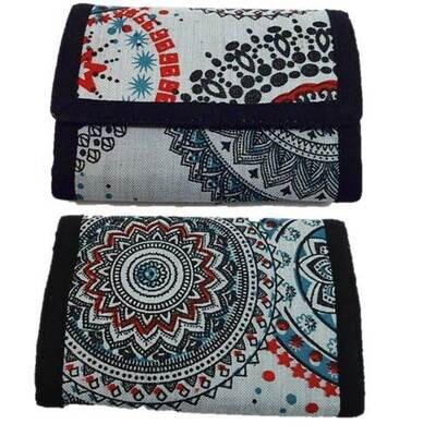 Cotton Tri-Fold Wallet