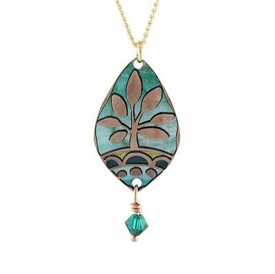 Tree of Life with Green Bead